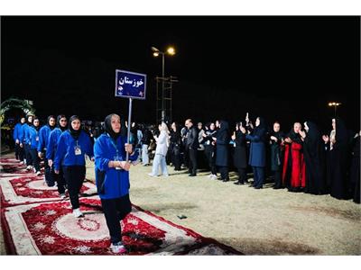 گزارش تصویری آیین افتتاحیه سومین دوره المپیاد سراسری فدراسیون آمادگی جسمانی و تندرستی در بخش بانوان 9