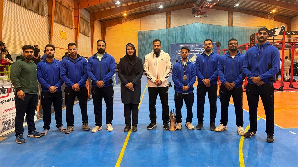 کسب مقام سوم عقیل کعبی ورزشکار خوزستانی در مسابقات کلیستنیکس آمادگی جسمانی قهرمانی کشور
